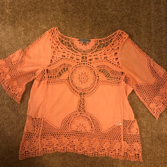 Pink Crochet Top - Picture 1 of 2